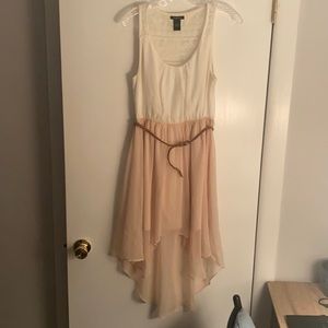 Summer sheer and lace dress